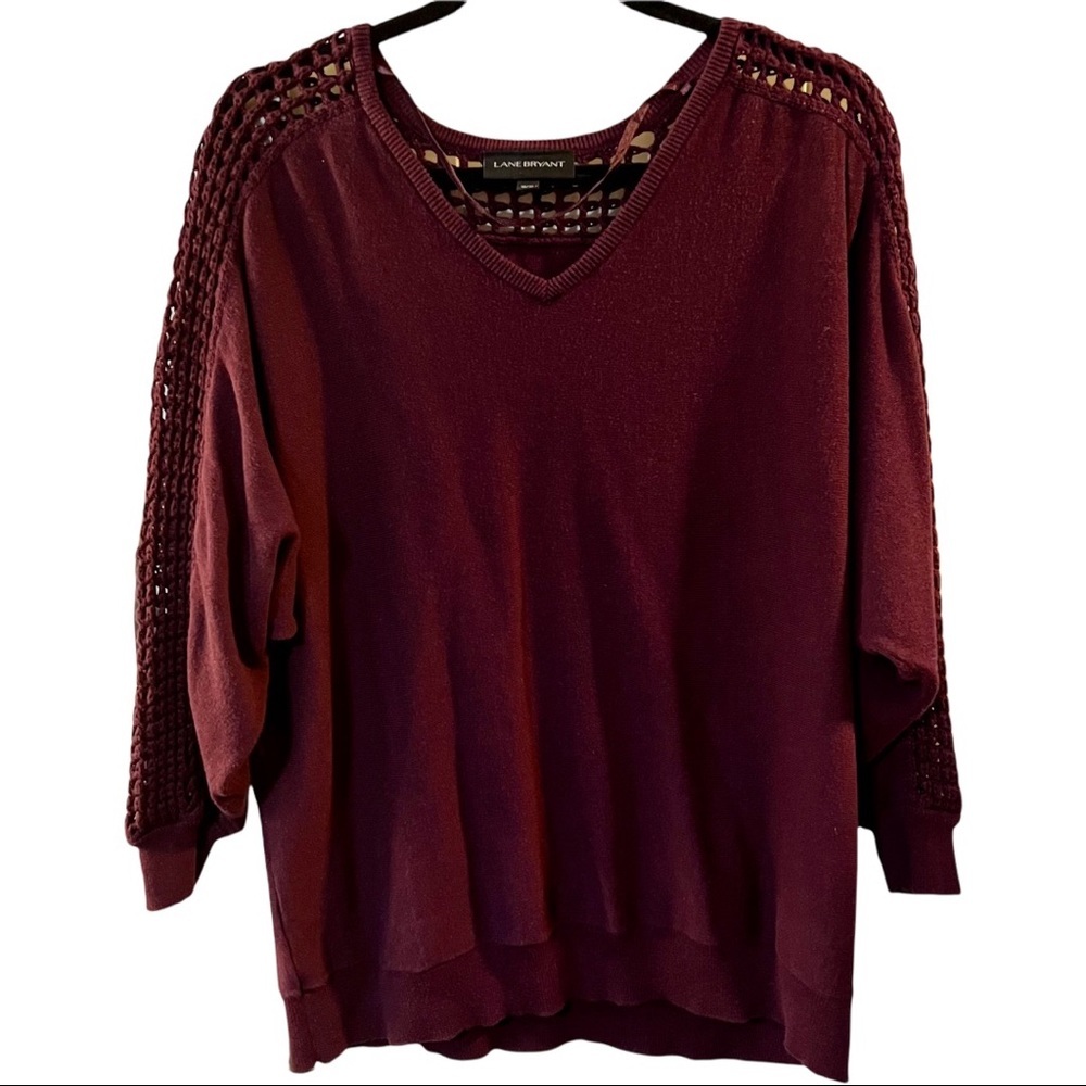 Lane Bryant Plus Size Purple Sweater NWOT. SIZE 18/20.